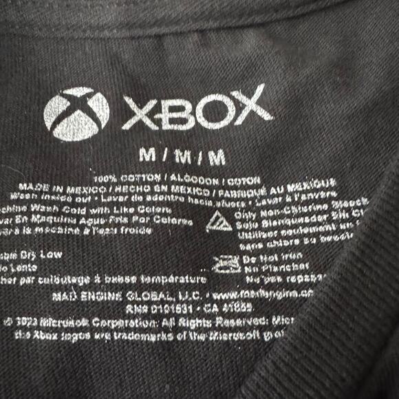 Xbox Controller Power Your Game Glow-in-the-Dark Men's T-Shirt Size M NWOT - Picture 5 of 5